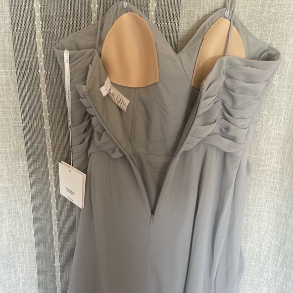 Watters and Watters French Blue Gown 8541 - Picture 4 of 6